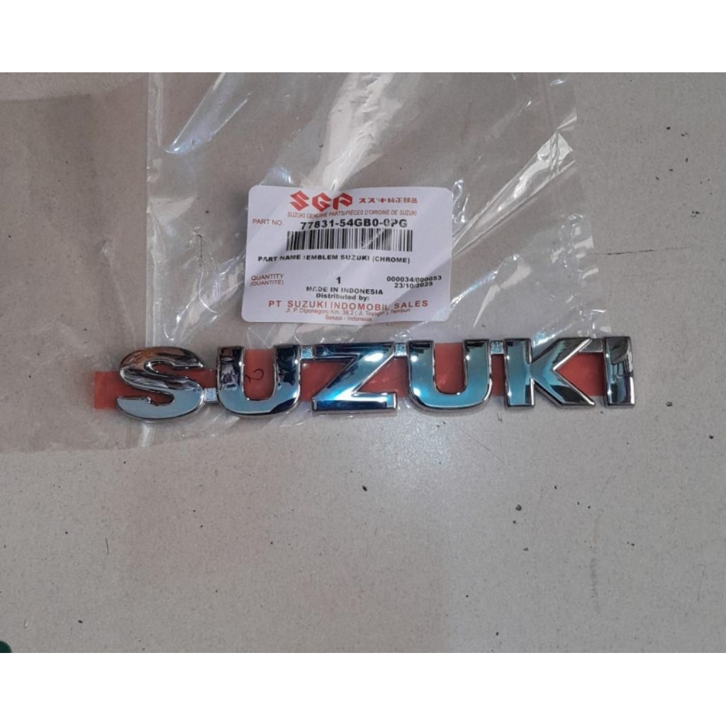 Emblem logo Suzuki