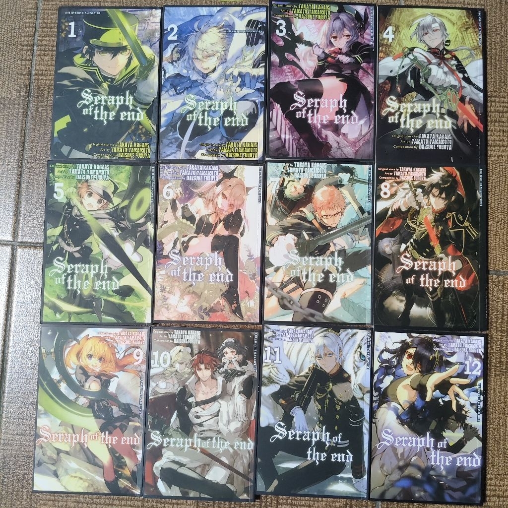 Komik Seraph of the End 1-12 Preloved