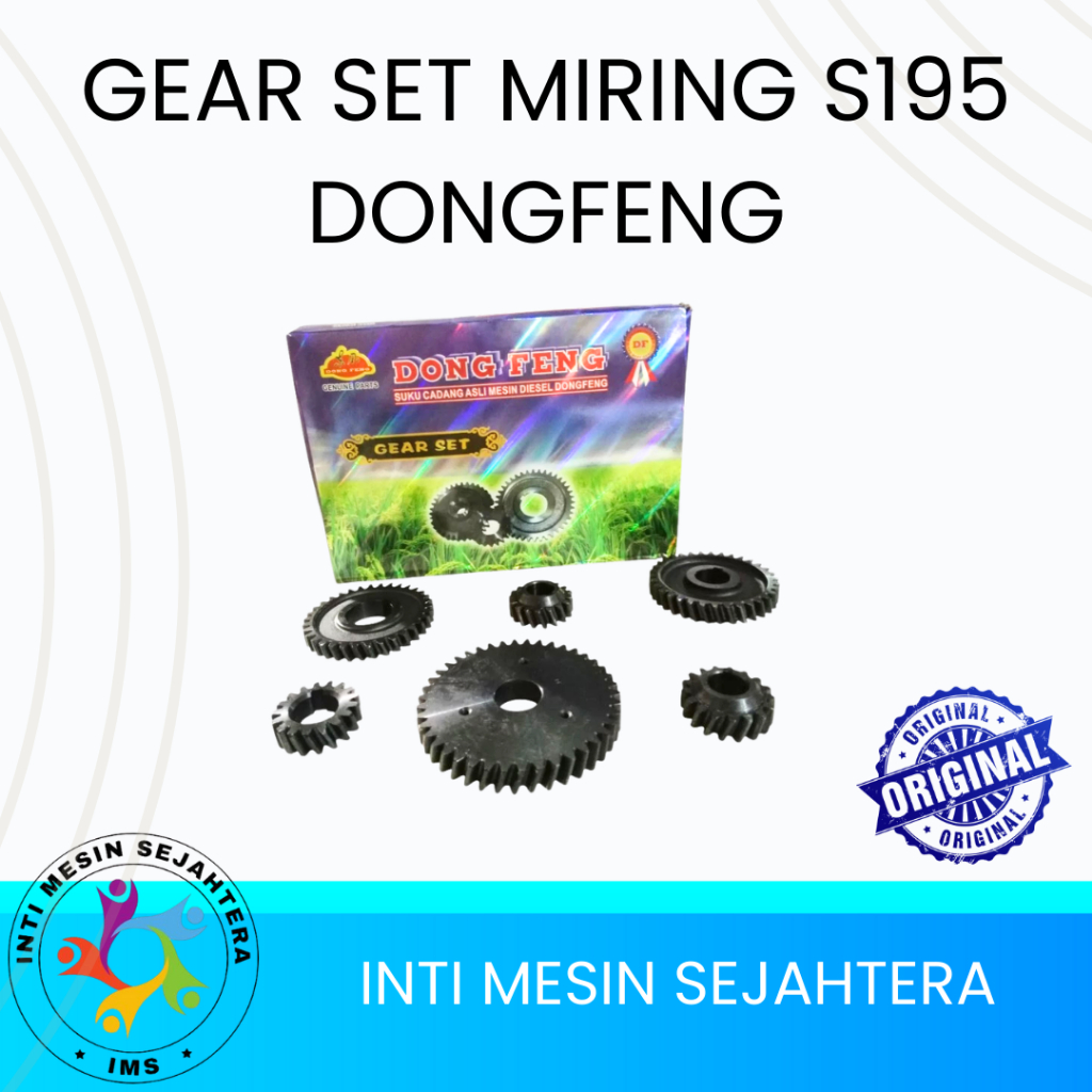 Gigi Miring / Gear Set Miring S195 Dongfeng 100% ASLI