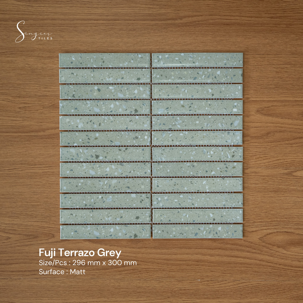 Terrazo Grey Fuji Mosaic Tiles | Mosaic Keramik
