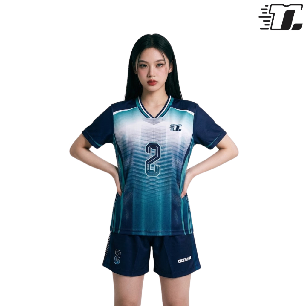 Lifco Jersey Dan Celana Voli Cewek Premium  Full Printing Greeta Tosca Series (Dijual Secara Terpisa