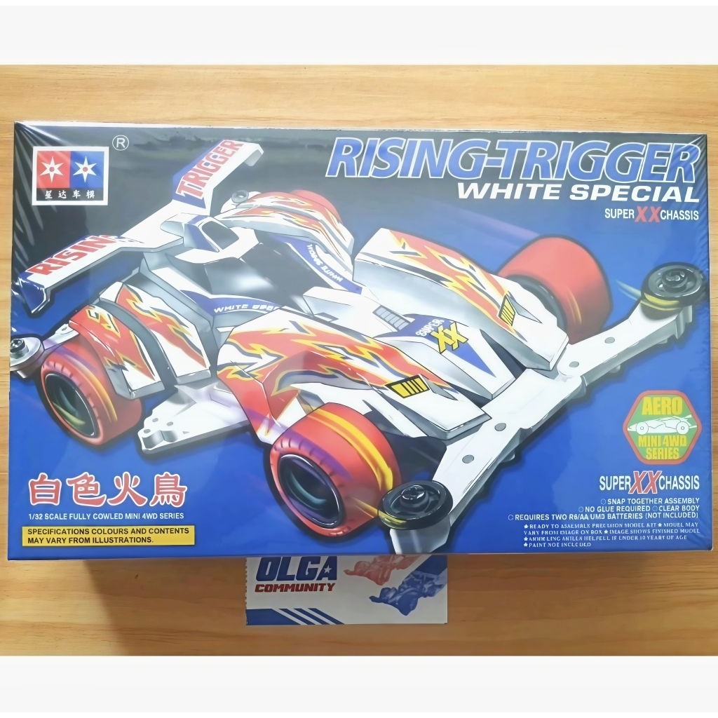 DAXING mini 4 WD RISING TRIGGER WHITE SPECIAL SASIS SUPERXX