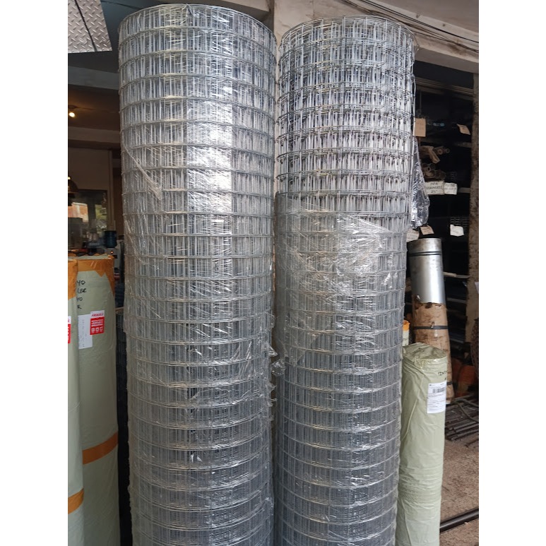 Kawat Loket / Wiremesh Galvanis 50 x 50 mm tebal 4 mm lebar 180 cm