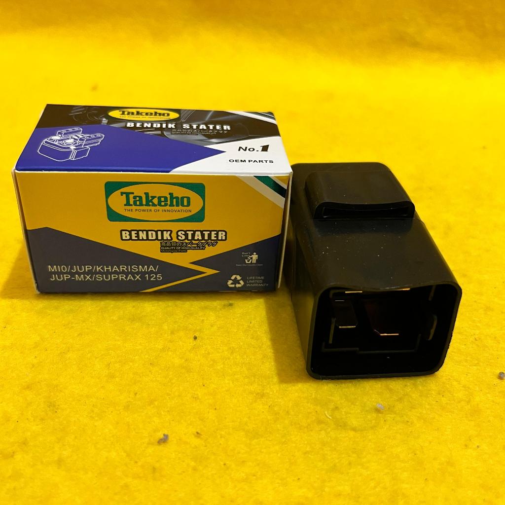 (TAKEHO) SWITCH STARTER / BENDIK MIO/JUPITER/KHARISMA/JUPITER MX/SUPRA X 125 (BAHAN TEMBAGA ASLI)
