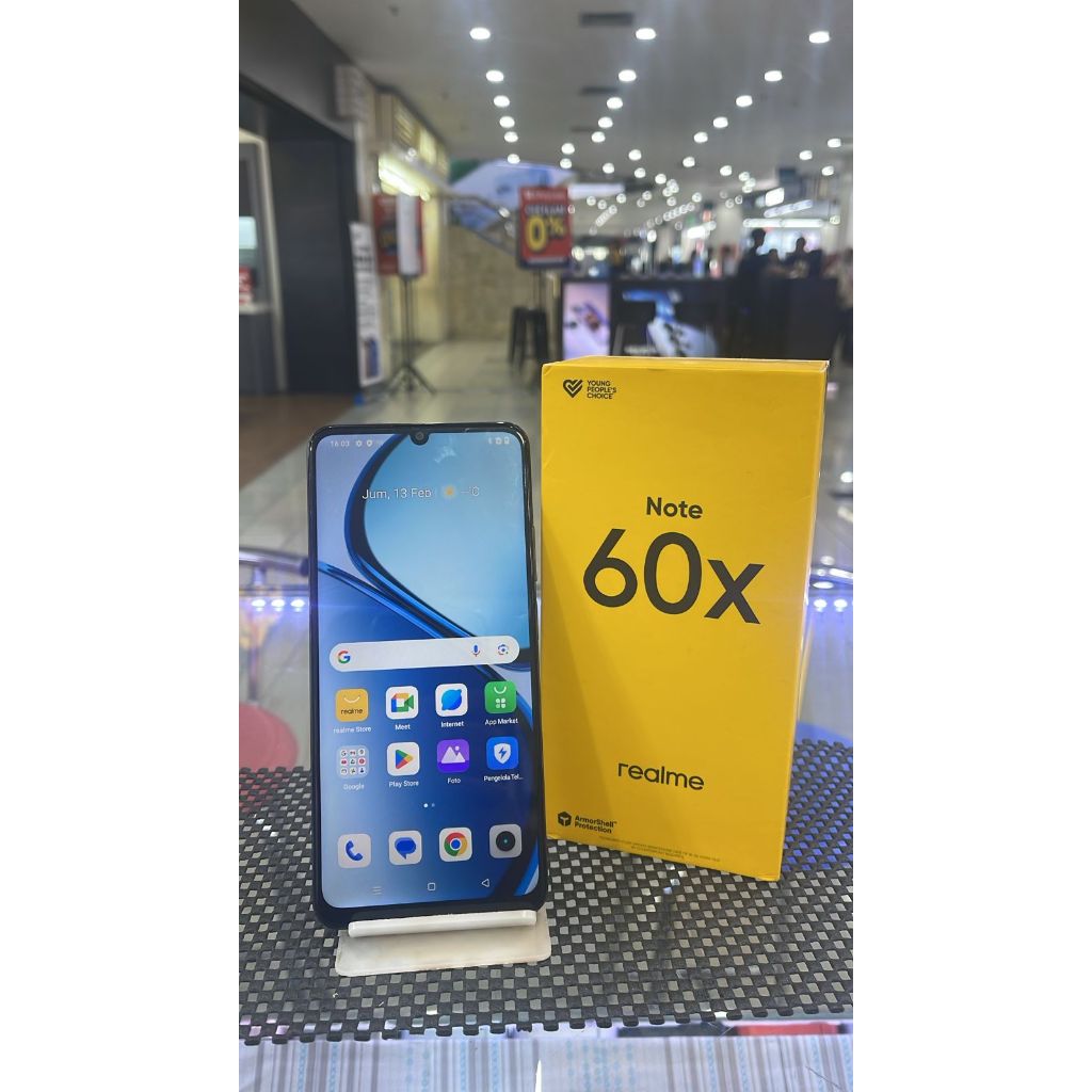 REALME NOTE 60X 4/64GB SECOND SEKEN BEKAS RAM 4 INTERNAL 64
