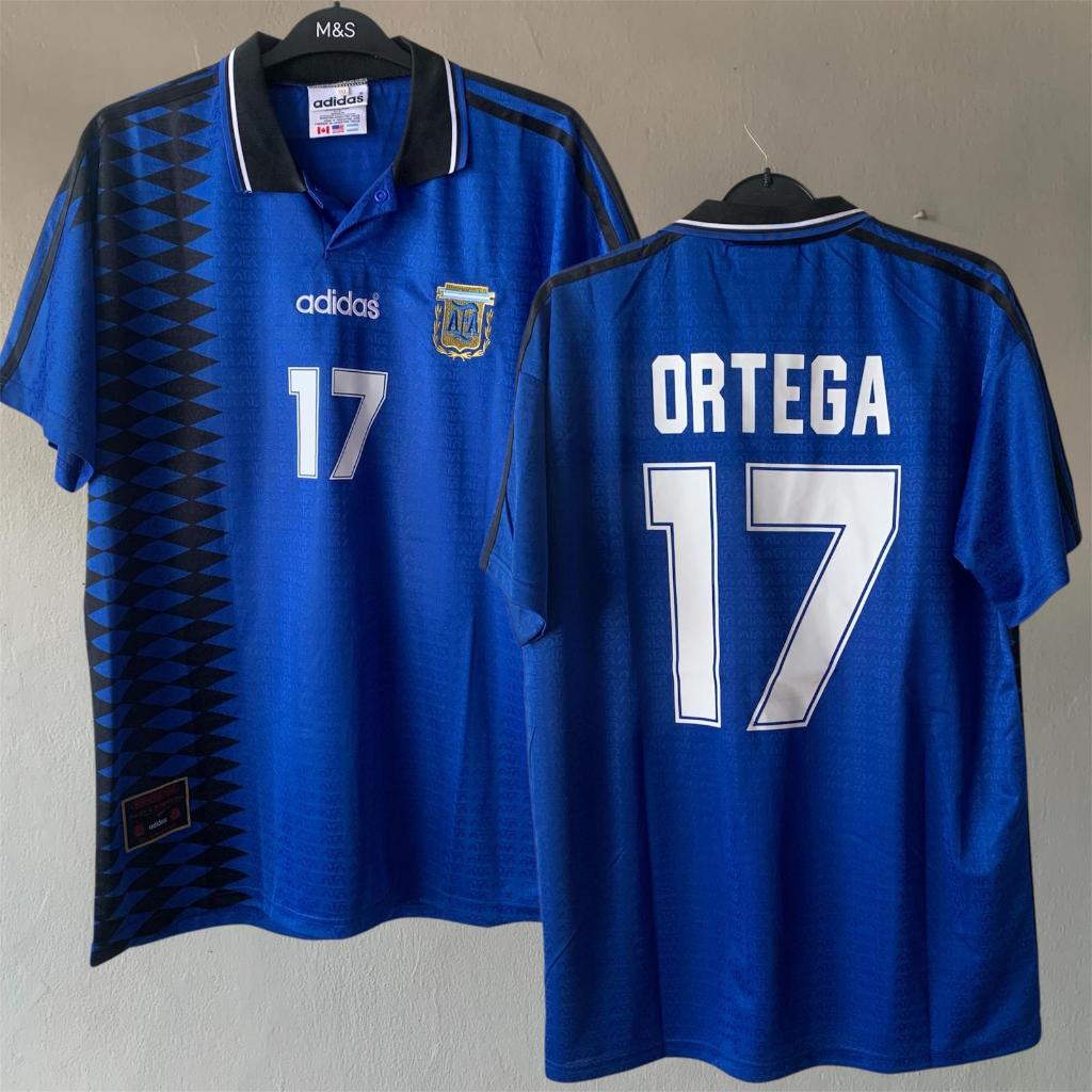 Jersey Retro Argentina Away World Cup 1994 - Ariel Ortega #17