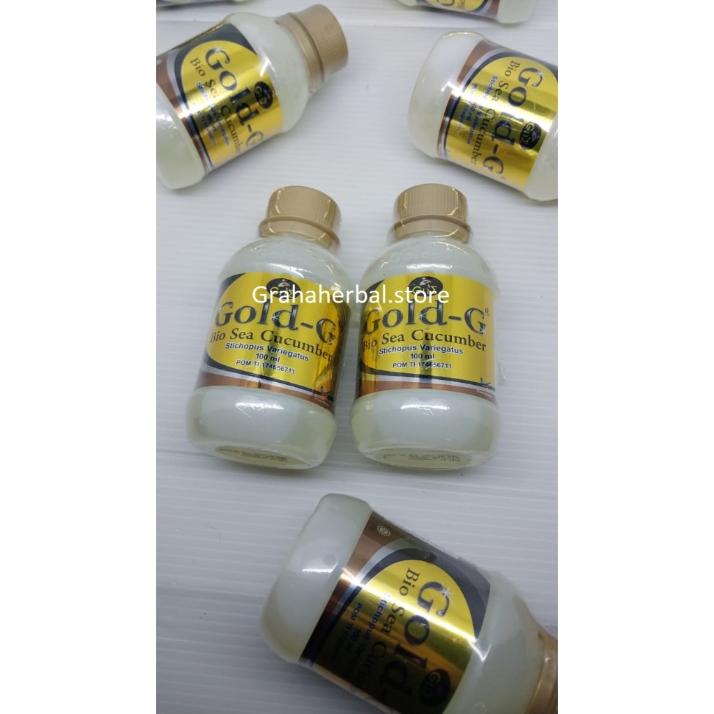 Gold-G Paket 2  Gold Sea Cucumber || Jelly Gamat Ekstrak Premium
