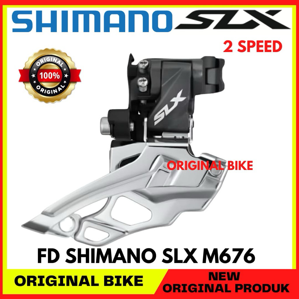 FD Shimano M676 SLX Front Derailleur Sepeda