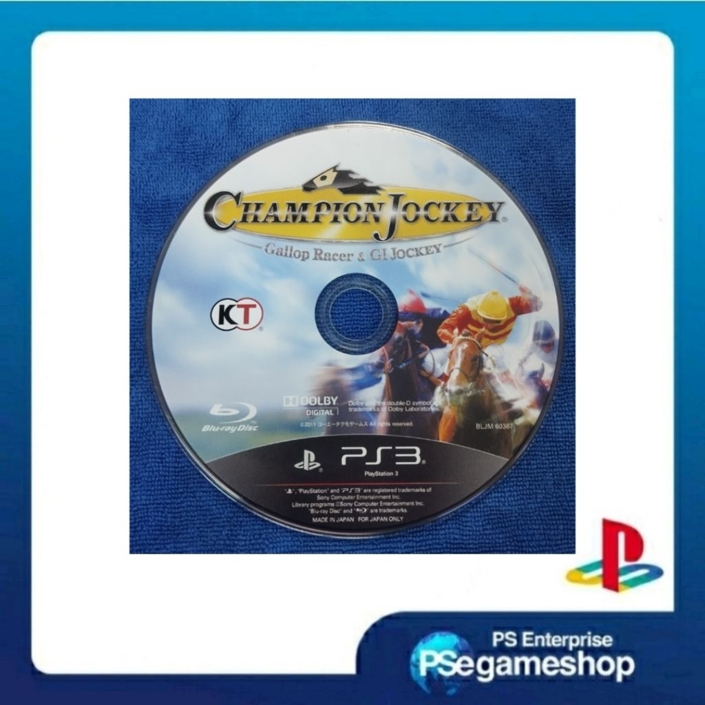 Ps3 Champion Jockey: G1 Jockey & Gallop Racer (Cd Only/Preloved)