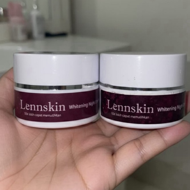 Pemutih wajah Night Cream dan day cream SPF50++
