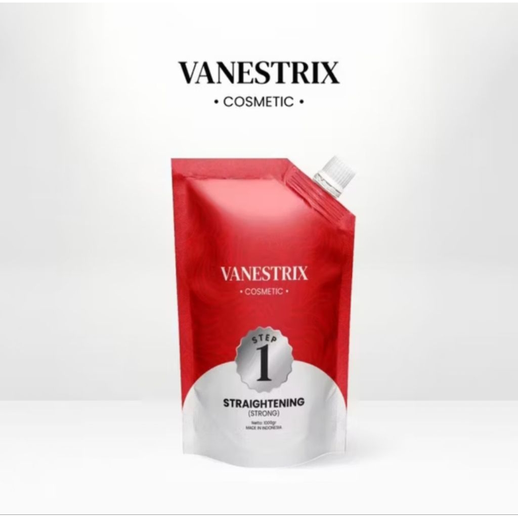 Vanestrix Rebonding Bonding Step 1 Straightening Obat Krim Cream Pelurus Pelurusan Rambut Ikal Kribo