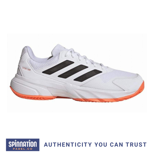 Adidas Courtjam Control 3 Clay White Orange Black