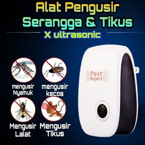 [ ASLI ] Alat Pengusir Serangga Pest Reject Ultrasonic Repeller Riddex Alat Pembasmi Nyamuk Tikus La