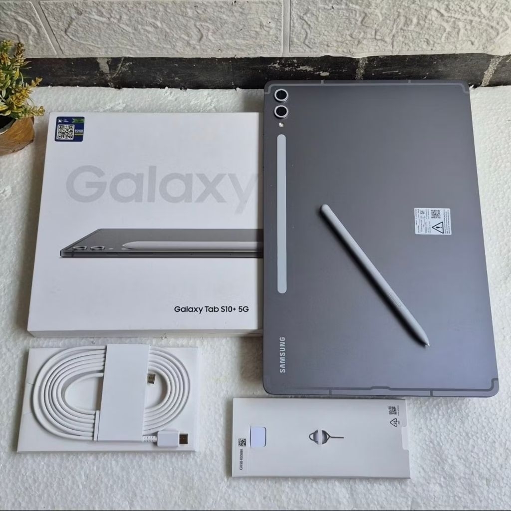SAMSUNG TAB S10+ 5G 12/256Gb Garansi Resmi Indonesia Second Original
