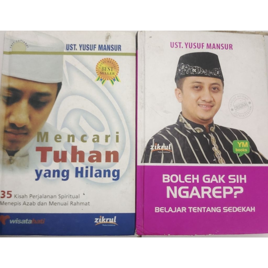BUKU UST.YUSUF MANSYUR BEKAS ORIGINAL
