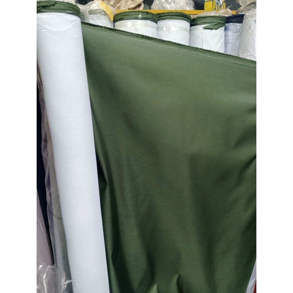 TASLAN MILKY hijau Armi waterproof arahan jaket tas tenda