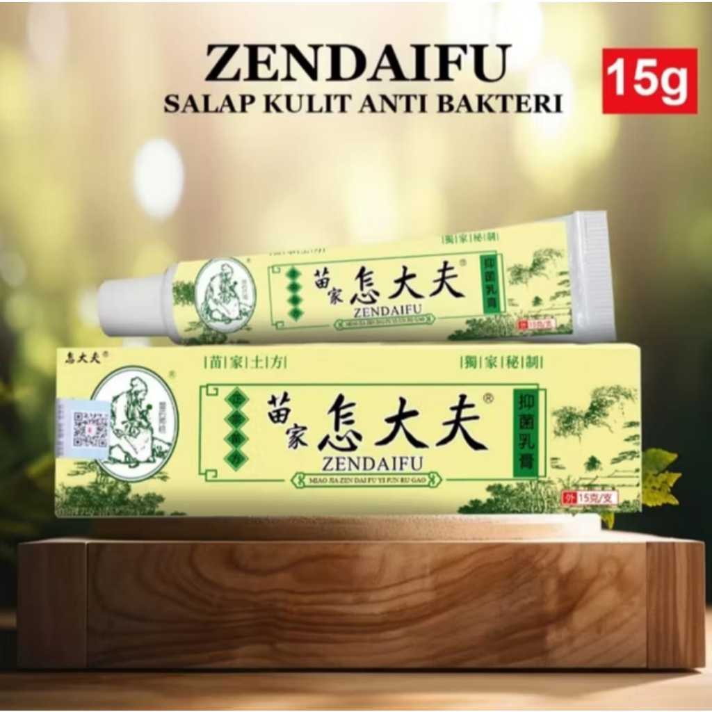 ZUDAIFU Asli 100% 15Gr Salep Gatal Psoriasis Eksim Jamur Kurap Alergi Kulit