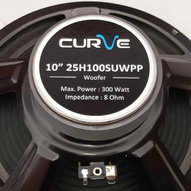 CURVE 25H100SUWPP speaker driver 10 inch woofer 300 watt 8 ohm speker komponen 10in spiker woofer 10