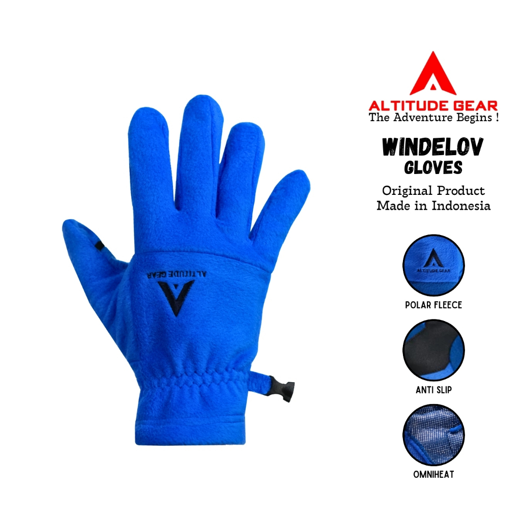 Altitude Gear Gloves Windelov Sarung Tangan Gunung Omni Heat Windstoper Outdoor