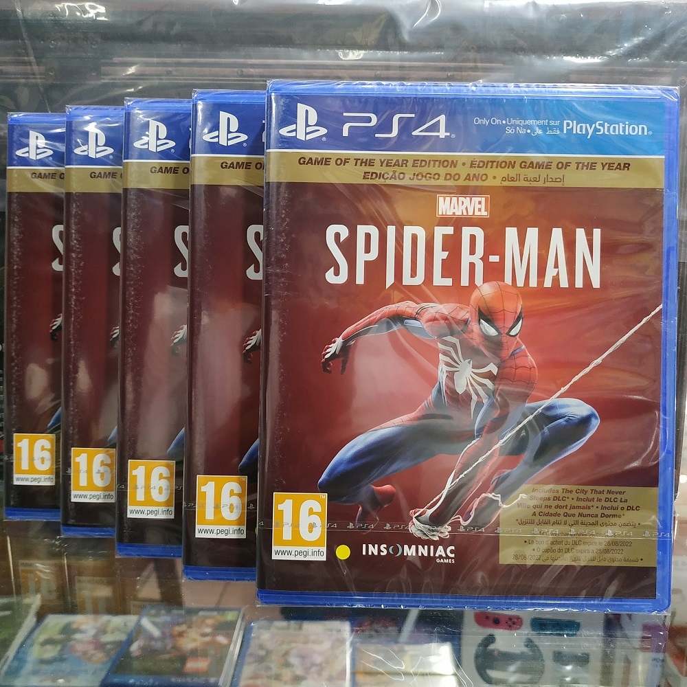 PS4 Marvel Spiderman Spider-Man Game of the Year GOTY