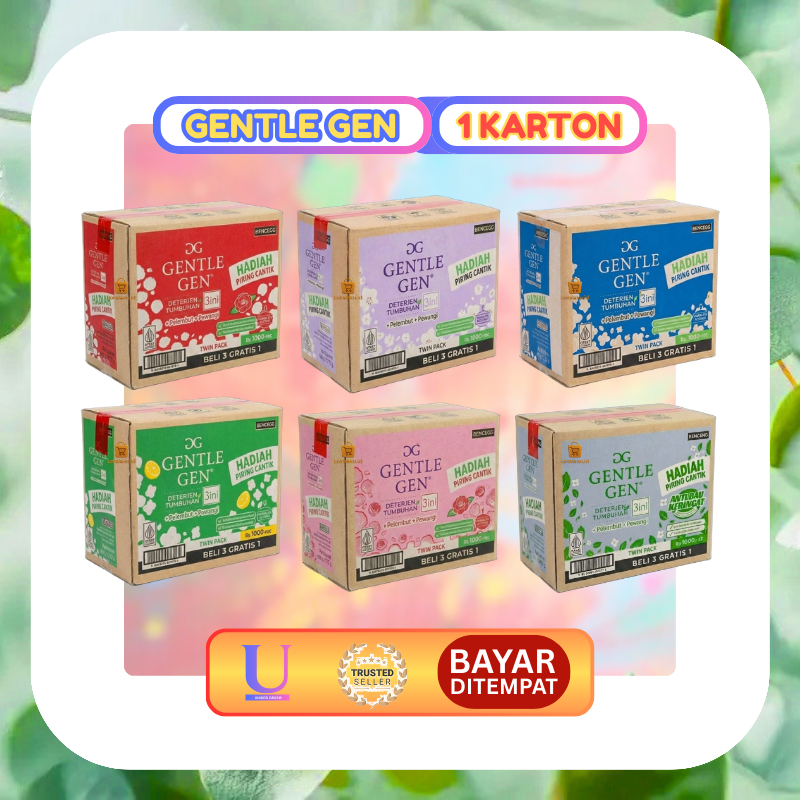 Gentle Gen Deterjen Cair 1 Dus Isi 10 Renceng Harga Grosir | Bebas Pilih Variasi | UNIDESI