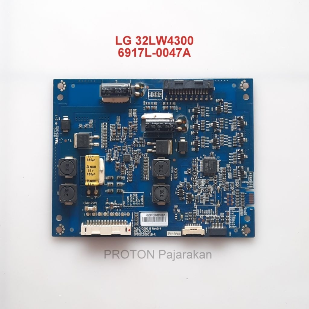 Inverter Lampu Backlight TV LG 32LW4300 32LW4500 Mesin LED Driver PCLC-D002 B Rev0.4 6917L-0047A 3PD