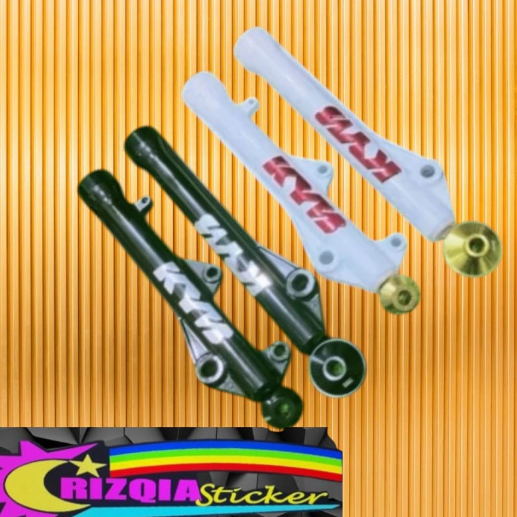 stiker shock kyb sticker shook motor