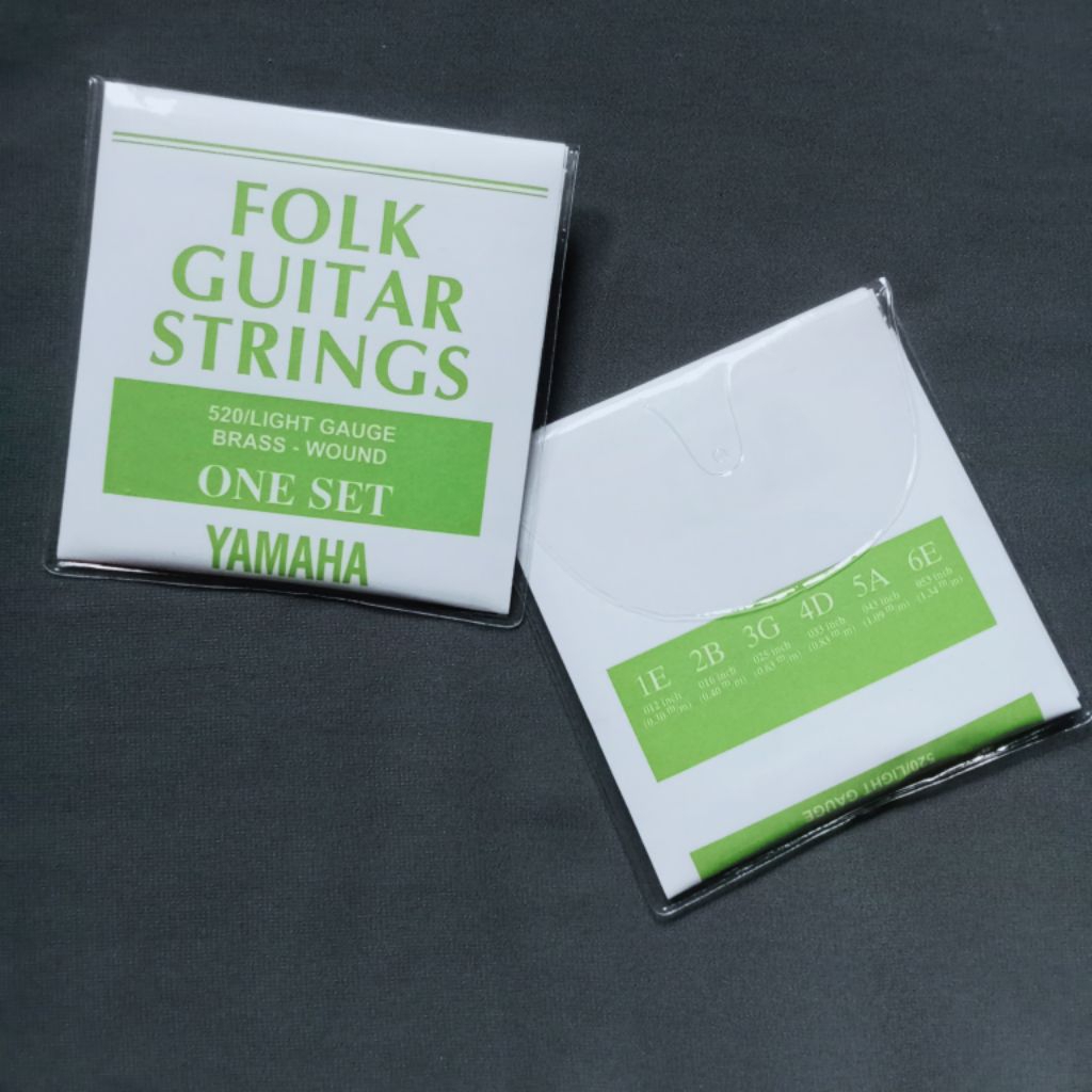 Senar gitar Yamaha folk akustik 1set-Senar gitar Yamaha akustik 1set