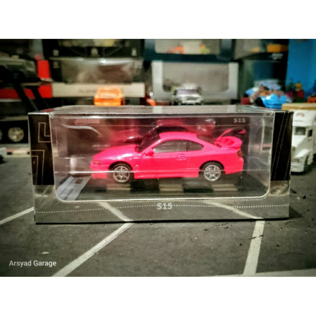 Diecast Shadow Nissan Silvia S15 Pink Segel