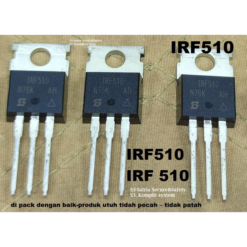 IRF510 mosfet irf510 Mosfet transistor fet IRF 510 irf 510