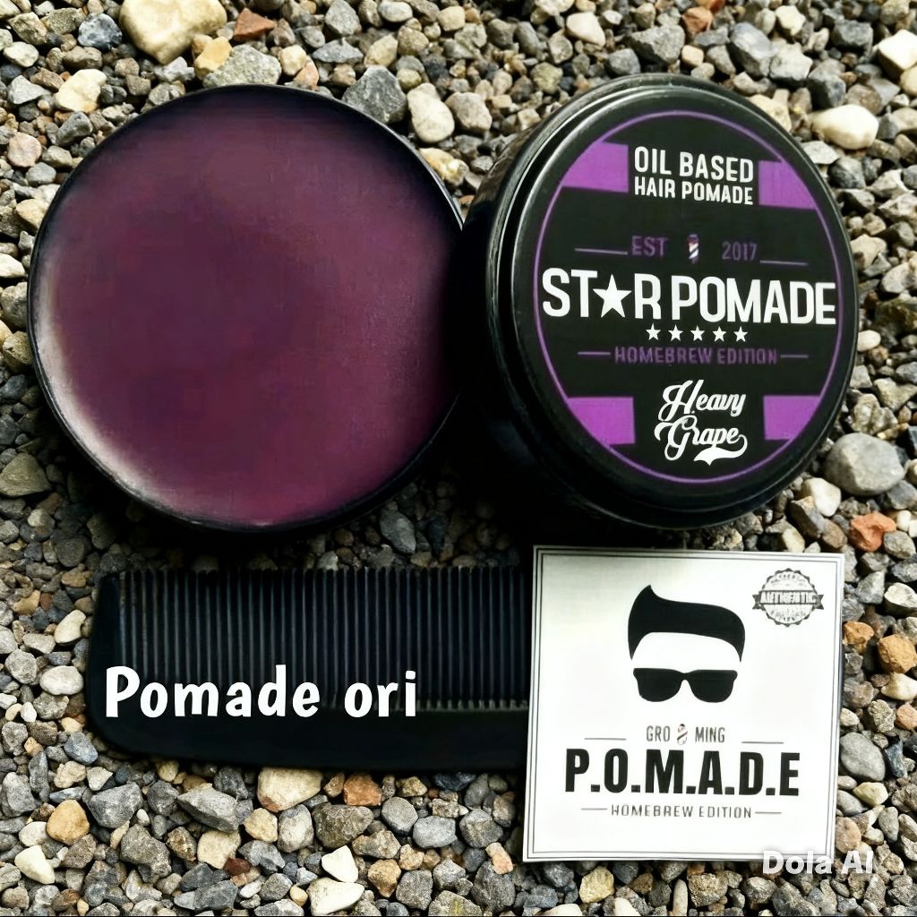 Star Pomade oilbasd  aroma Anggur 55g