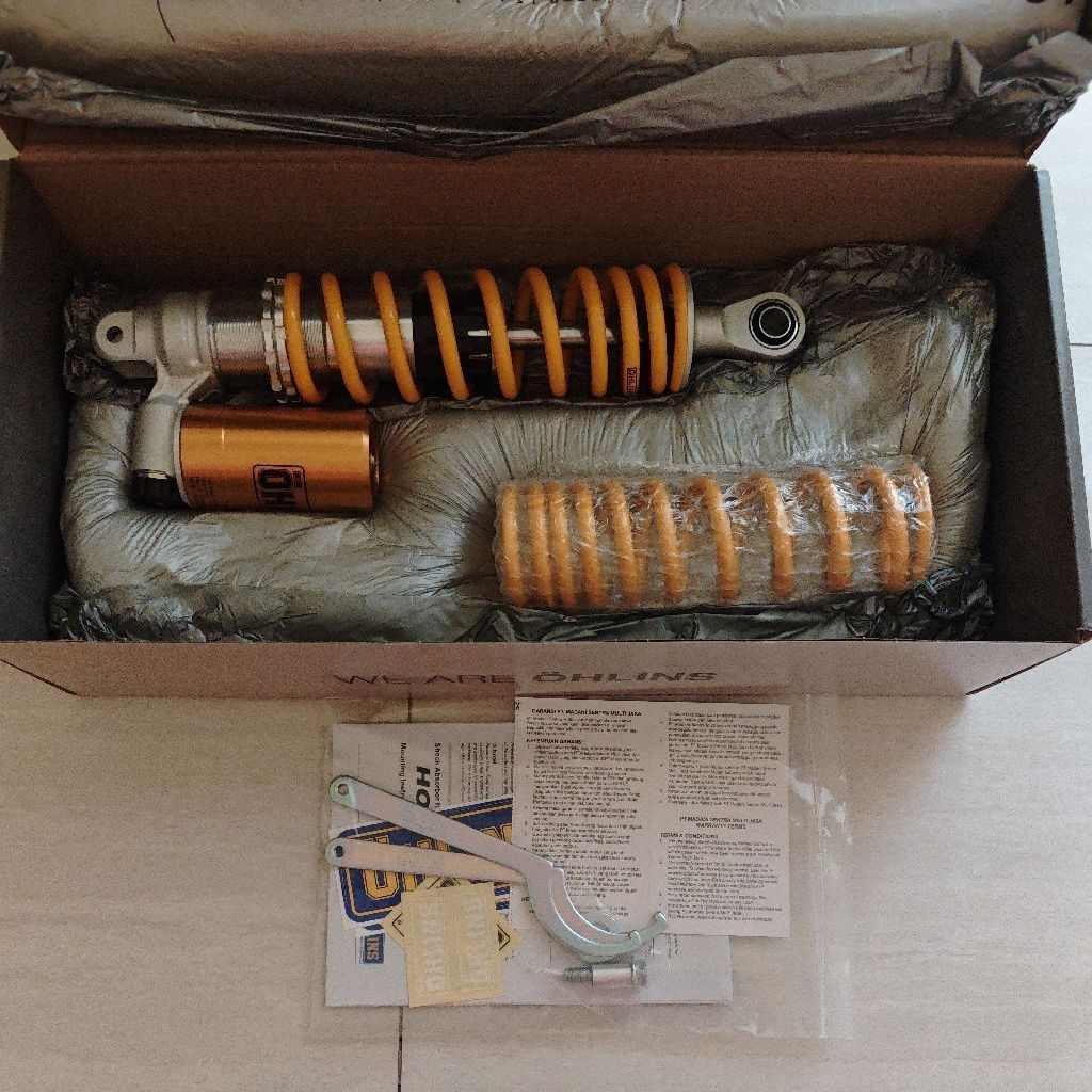 shock shockbreaker belakang ohlins honda vario stylo beat scoopy cuv e cuve ho545 ho-545 original ga