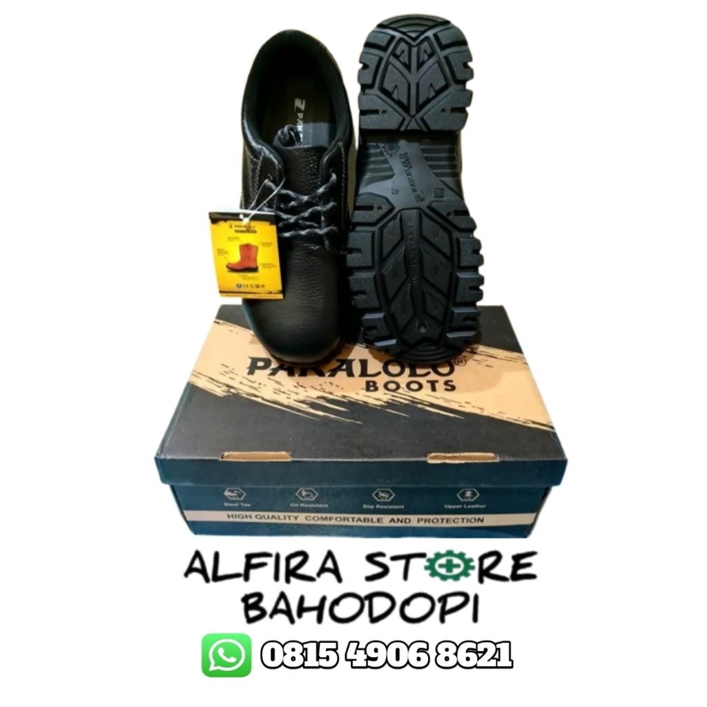 Sepatu Safety Pria-wanita 100% original | Pakalolo Pendek Hitam Original 100% PAKALOLO BOOTS SAFETY 