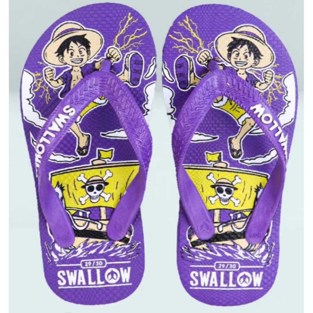sandal swallow anak karakter one piece/ sandal anak swallow