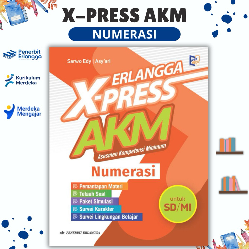 BUKU AKM NUMERASI SD/MI - PENERBIT ERLANGGA