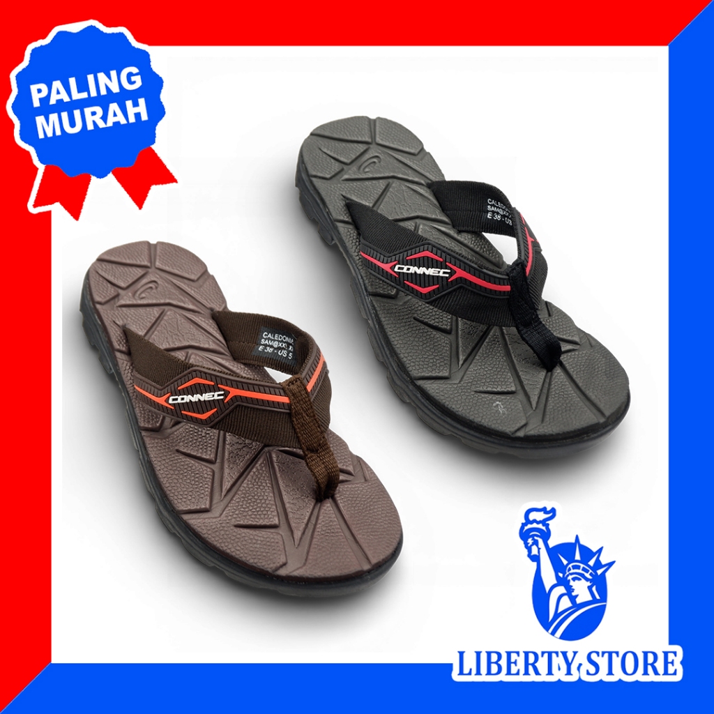Sandal Jepit Pria Dewasa Original CONNEC CALEDONIA Kekinian
