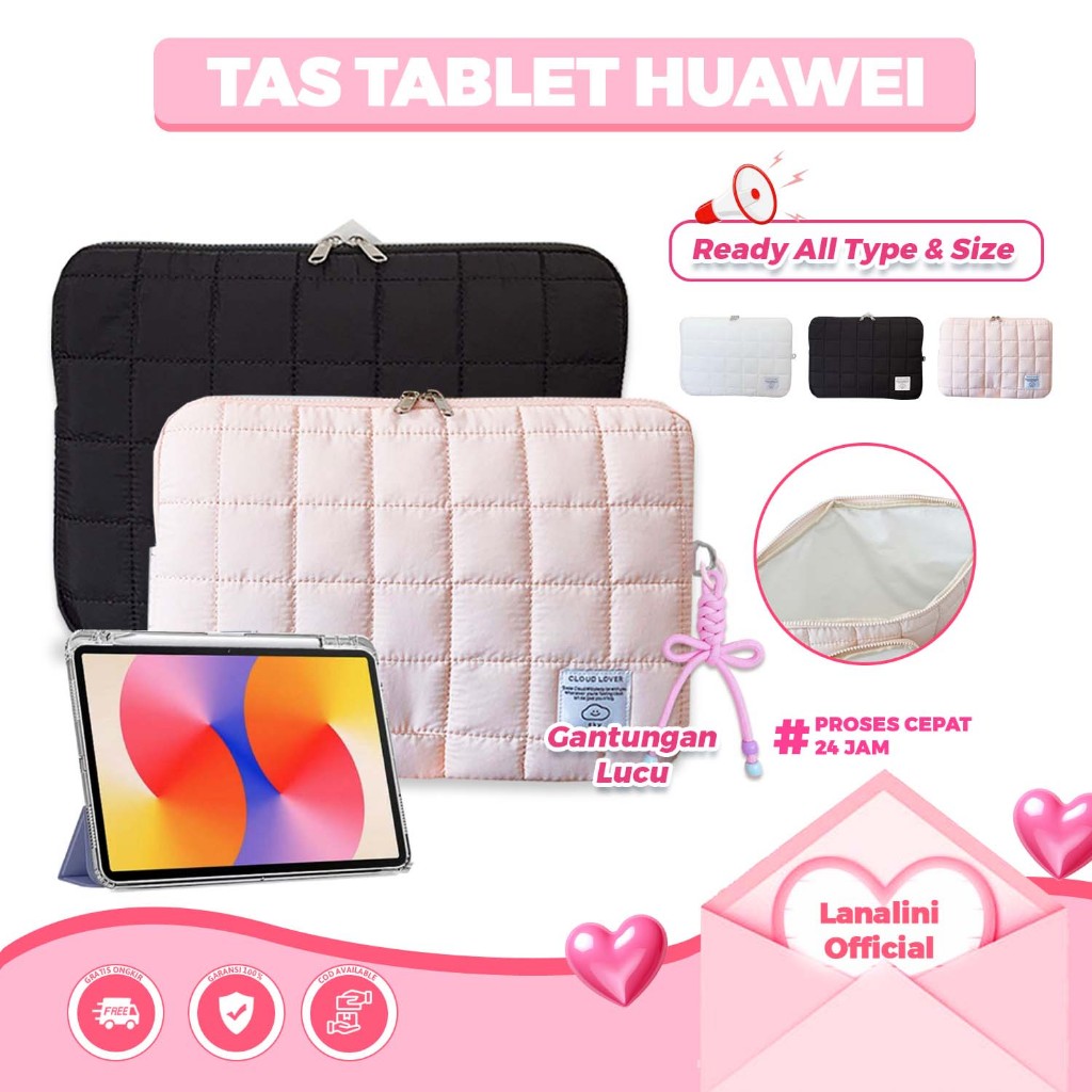 Tas Tablet Pillow Case Huawei MatePad Air / Pro / SE 2026 2025 T8 T8kids T10 9.7 T10S 10.1 11 10.4 P