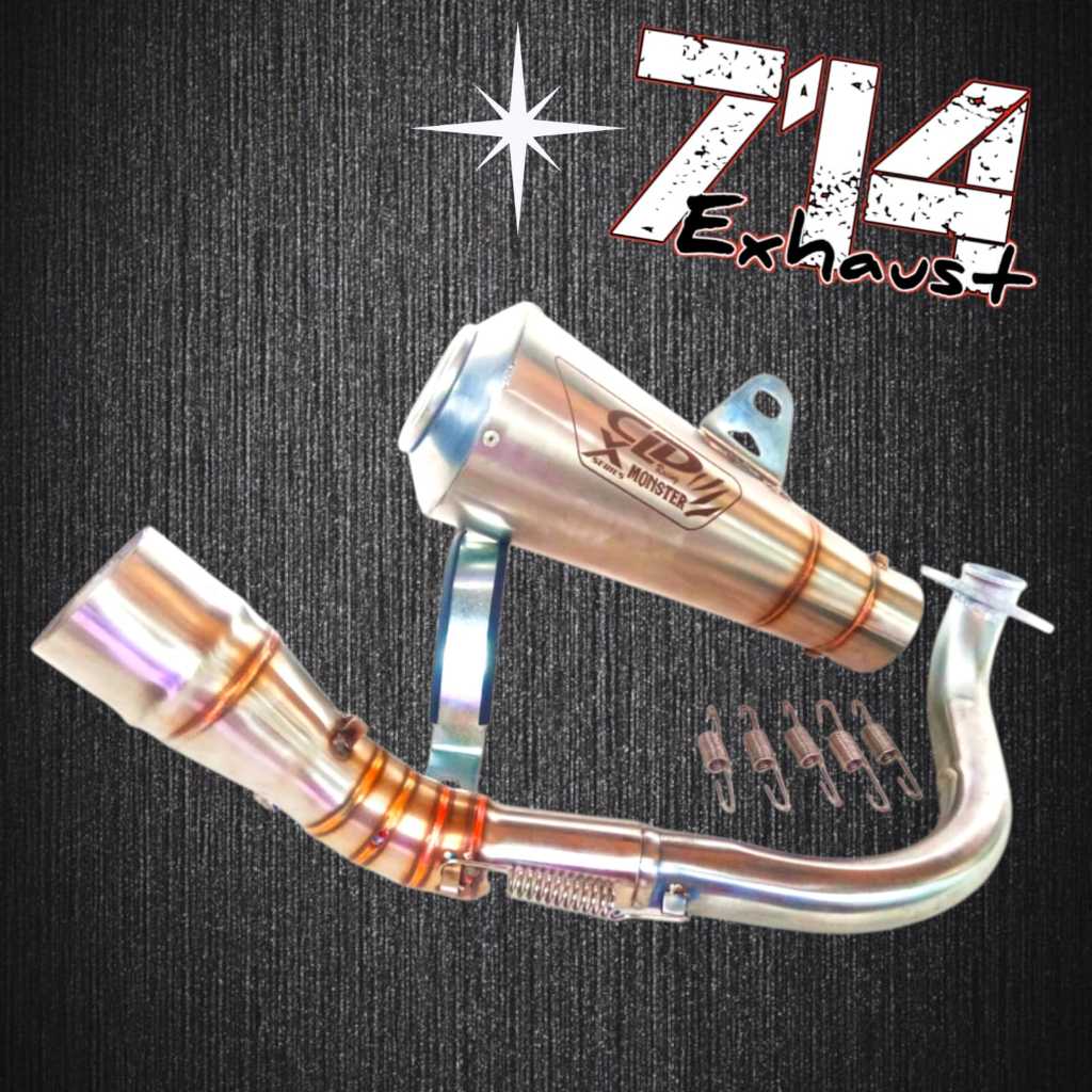 Knalpot Racing CLD Monster X Series Beat,Vario,Mio,Scoopy,Vario 125/150 Dll