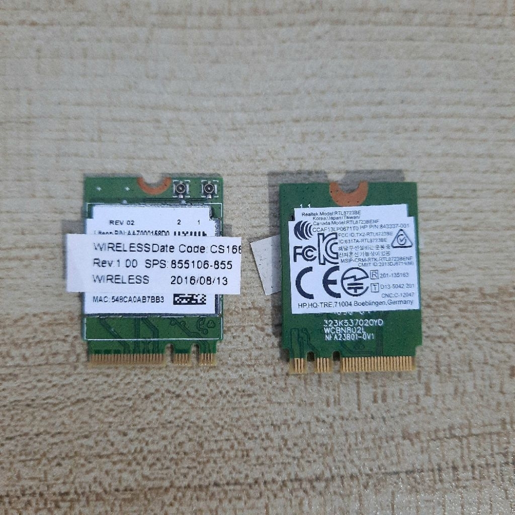 Wificard Hp 14-AN bisa untuk Hp 14-AF Normal Tested Seken Original [ Wifi Card Second ]