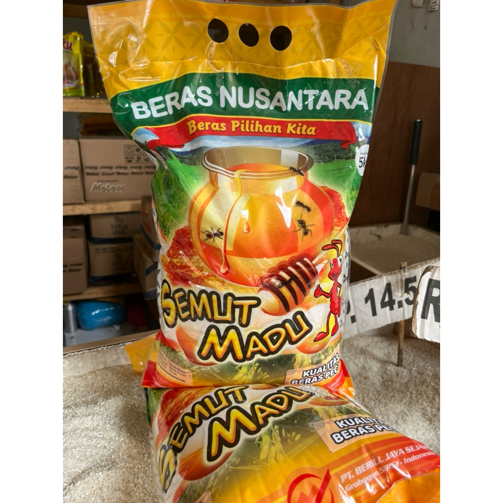 Beras Semut Madu 5Kg/ Beras medium murah 5Kg/ Beras bagus 5kg