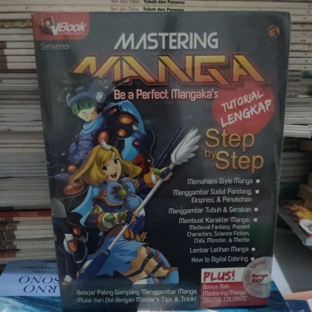 mastering MANGA, tutorial lengkap step by step plus CD. gba18