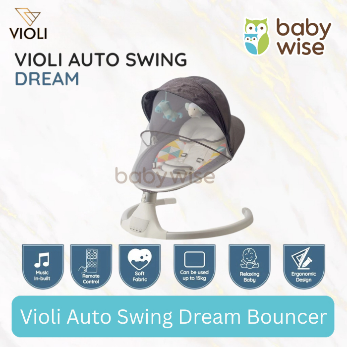 Violi Auto Swing DREAM Bouncer - Bouncer Bayi Ayunan Otomatis Bayi