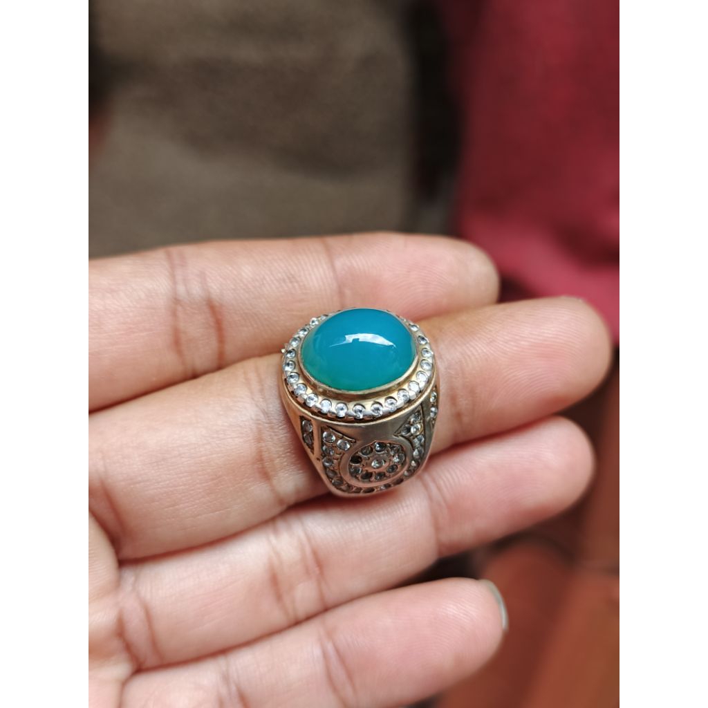 Bacan doko natural ring perak