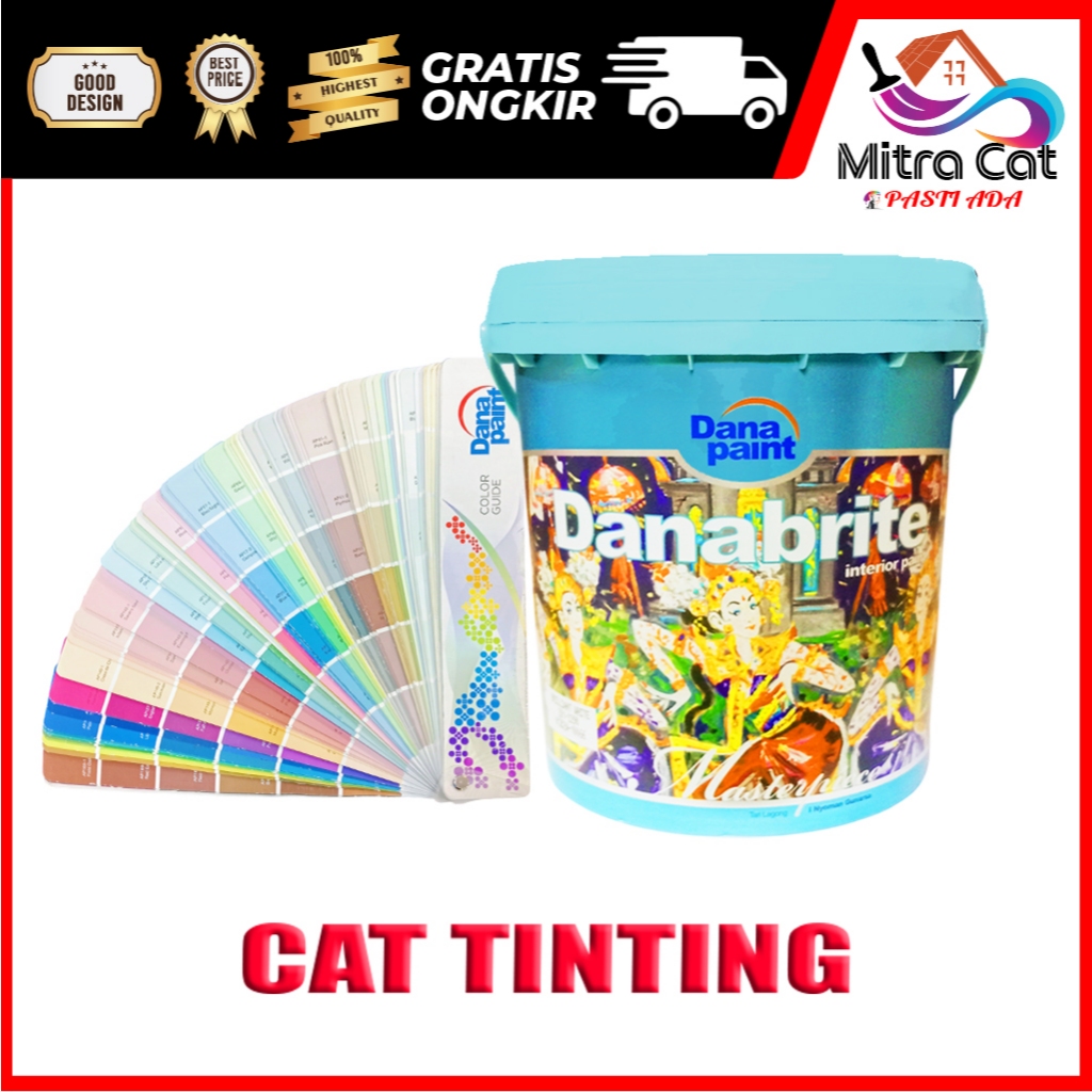 Cat Tembok Interior Dana Paint Dana Brite 5Kg TINTING BANYAK WARNA