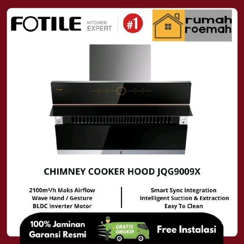 Cooker Hood Fotile JQG9009X Wave Hand Smart Cooker Hood Integration With Hob JQG 9009X