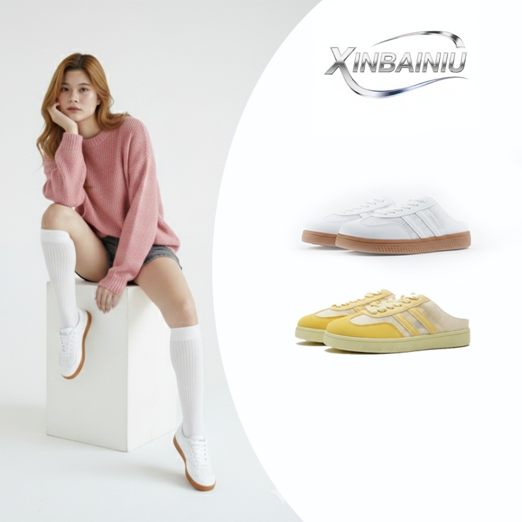 Sepatu Slip On Wanita Simple Dan Ringan Korean Style