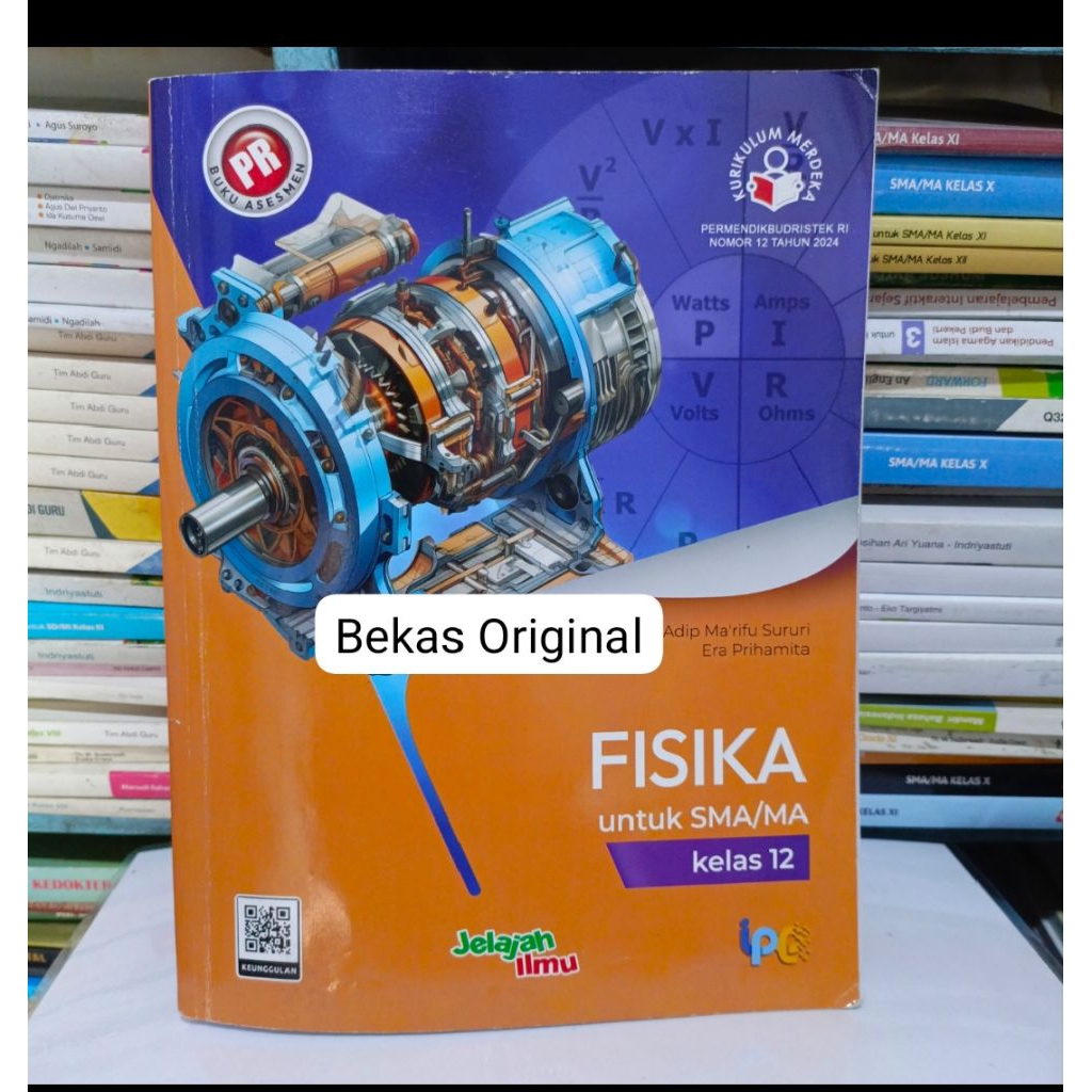 Buku PR FISIKA SMA Kelas 12 XII Kurikulum Merdeka Penerbit Intan Pariwara