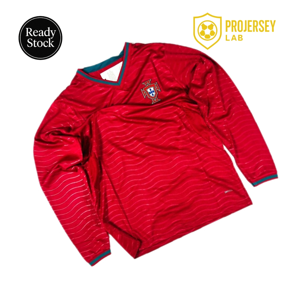 (BARU) JERSEY BOLA LS PORTUGAL HOME LENGAN PANJANG NEW 2026 PIALA DUNIA