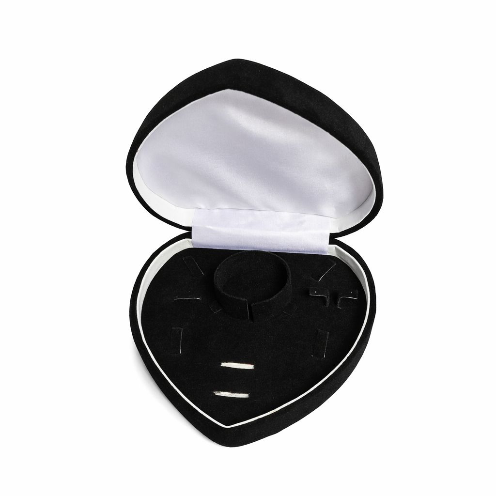Twentytwo Jewellry - Kotak Perhiasan/Kotak Set Perhiasan Mahar Seserahan Lengkap Jumbo Hitam