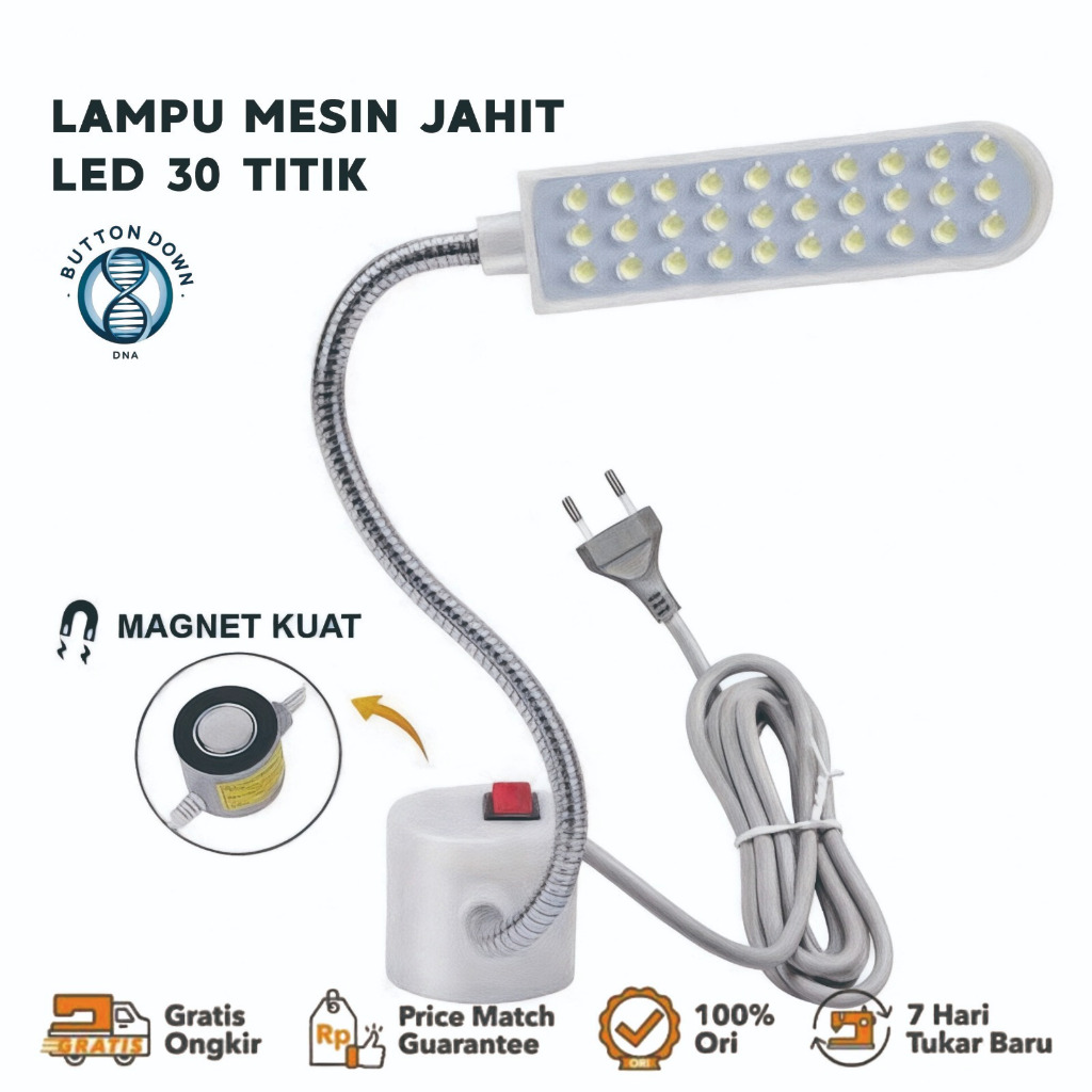 LAMPU MESIN JAHIT LED 30 TITIK